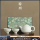 陶羽冰種浮雕節(jié)節(jié)高升一壺兩杯家用陶瓷泡茶壺茶杯高檔功夫茶具禮盒裝 冰種浮雕白-節(jié)節(jié)高升一壺兩杯