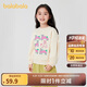 巴拉巴拉兒童衛(wèi)衣女童2024春秋裝卡通兔子甜美圓領(lǐng)套頭上衣萌208324121001