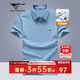 七匹狼短袖T恤男夏季抗菌男士商務(wù)休閑翻領(lǐng)POLO爸爸衣服男裝上衣服飾