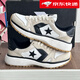 匡威（Converse）【都市復(fù)古跑鞋】匡威OmniTrainer夏季男女運動鞋帆布鞋 藍(lán)白色 35.5