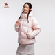駱駝戶(hù)外長(cháng)面包羽絨服男女同款防風(fēng)防水蓄熱保暖抗靜電鴨絨外套
