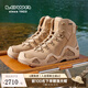 LOWA德國登山徒步鞋專業(yè)戶外作戰(zhàn)靴防水防滑透氣耐磨Z-6S GTX C男女款 沙色(男款) 43.5
