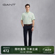 GANT【亞洲版型】甘特春季新款男士長(zhǎng)褲時(shí)尚微彈純色通勤休閑褲 410海藍(lán)色 34 32