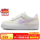 耐克NIKE女休閑板鞋空軍一號 AIR FORCE 1運動(dòng)鞋DZ1847-113白色38