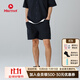 土撥鼠（Marmot）短褲 男士夏季徒步登山跑步 耐磨透氣 日常休閑褲  DA Breathable 黑色 L