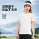 李寧（LI-NING）女短袖夏時尚休閑透氣T恤訓練舒適上衣運動短袖