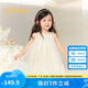 巴拉巴拉女童裙子兒童連衣裙2025夏裝中幼童掛脖網(wǎng)紗公主裙208225111030