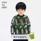 jnby by JNBY江南布衣嬰童綿羊毛毛衣細(xì)針O型秋冬男女童嬰兒兒童YO0310330 534/灰粉紫 100 cm