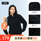 安踏加絨連帽衛(wèi)衣女款冬季新款半拉鏈套頭衫寬松休閑運(yùn)動(dòng)上衣長(zhǎng)袖