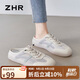 ZHR拖鞋女時尚潮流平底休閑鞋包頭半拖夏季鞋子女 A67ET 米灰 39 