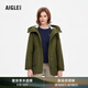 AIGLE艾高棉服秋季MTD防風(fēng)防雨透汽SORONA舒適保暖時(shí)尚外套女士 軍綠 BE571 M (38) (165/88A)