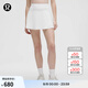 lululemon丨Lightweight 女士輕盈版高腰網(wǎng)球裙速干芯吸 LW8AJGS 白色 S /6