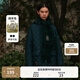 Teenie Weenie小熊圍巾女春季簡約時尚休閑復(fù)古格紋軟糯保暖圍巾女 獵人綠 均碼