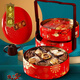 杏花樓糕點心禮盒提籃節(jié)日送禮品中華老字號上海特產(chǎn)超2斤萬家燈火1210g