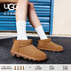 UGG秋季男女同款舒適短筒靴時尚雪地靴1166732CHE|栗色39