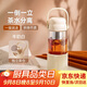 西多米玻璃杯水杯女士高硼硅茶水分離大容量高顏值便攜辦公耐高溫泡茶杯