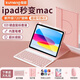 酷盟ipad鍵盤(pán)鼠標套裝ipad11/10鍵盤(pán)air6/7/pro11/13英寸鍵盤(pán)保護套平板殼帶筆槽磁吸藍牙妙控鍵盤(pán) 浮光粉【磁吸藍牙鍵盤(pán)+可拆卸保護套+鼠標】 2025款iPad11【A16芯片】