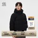 KOLON SPORT/可隆羽絨服 男子冬2L壓膠石墨烯里襯絎縫連帽鵝絨夾克 LHDJ4WTK25-BK 黑色 XL 180/100A