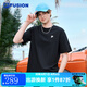 斐樂（FILA）FUSION潮牌情侶多彩短袖T恤2025新款男女短T時(shí)尚大logo夏季短袖 正黑色-BK 2XL 185/104A 【寬松版型】