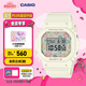 卡西歐（CASIO）BABY-G BGD-565復(fù)古碎花運(yùn)動(dòng)時(shí)尚女士手表防水防震石英手表 禮物 BGD-565RP-7PR