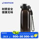 迪卡儂水杯運(yùn)動(dòng)水壺塑料便攜戶外大容量防摔 經(jīng)典黑（1000ml） 均碼