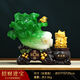 玉石大白菜擺件招財(cái)貓店鋪?zhàn)錾忾_(kāi)業(yè)送禮大擺件辦公室前臺(tái)裝飾品 禮盒裝 小號(hào)招財(cái)貓款 約37*15*29CM
