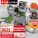 志高（CHIGO）切菜機商用全自動多功能切菜器土豆切片切絲切丁機學校酒店工廠工地食堂用電動蔬菜切菜機 雙頭全自動切菜機（段絲片丁）