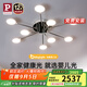 Paulmann P德國(guó)柏曼客廳臥室書(shū)房護(hù)眼吸頂燈輕奢簡(jiǎn)約分子LED燈具全屋套餐 【9頭】推薦20-25㎡ 【三段調(diào)光】暖白光4000K