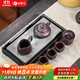 金鑲玉功夫茶具紫砂壺整套陶瓷宜興泡茶壺茶杯家用辦公室高檔 祥瑞套裝