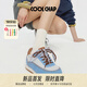 COOLCHAP-Sythen系列德訓鞋復古牛反絨圓頭DIY雙鞋帶增高休閑百搭運動(dòng)女鞋 星汐藍 6.5cm增高（正碼正拍） 37 (235mm)