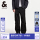 杰克·瓊斯（JACK&JONES）【七夕情人節(jié)禮物】降落傘兵褲男夏季工裝褲涼感男褲略寬松休閑褲 E39黑色 預售9月19日發(fā)貨 34 180