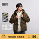 森馬（Semir）棉服男防風(fēng)三防外套工裝山系戶(hù)外登山上衣冬裝輕薄款101724112102