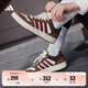 adidas「小鋸齒」D-PAD CLASSIC休閑美高風(fēng)復(fù)古籃球板鞋阿迪達(dá)斯 漢玉白/紅色/棕色   43