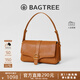 BAGTREE包包樹(shù)小象包輕奢品牌新款植鞣皮單肩斜挎法棍輕奢女士腋下包 【1萬(wàn)+人已加購】焦糖色 高級小眾生日禮物女
