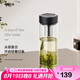 萬象（WANXIANG）玻璃杯經(jīng)典皮紋系列U3R商務(wù)辦公杯520ML大容量家用水杯