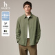 哈吉斯（HAZZYS）男裝 秋款戶(hù)外休閑男襯衣PHIZ系列寬松外穿長(cháng)袖襯衫男 卡其色KK M （170/92A 46）偏大，建議拍小一碼