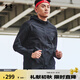 安德瑪（UNDERARMOUR）春夏Storm男子連帽跑步運(yùn)動(dòng)外套1376795 黑色001 L