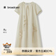 播松弛感海邊度假連衣裙女25夏季新款寬松長(zhǎng)裙DDS2LD5901 W10雪見(jiàn) L