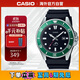 卡西歐（CASIO）劍魚(yú)黑水鬼休閑運動(dòng)男士夜光指針潛水手表MDV-106B-1A3VCF