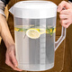 楓拓凌大容量冷水壺涼水壺茶壺泡茶桶商用量壺5000毫升奶茶店接水帶刻度 【5000ML】帶刻度冷水壺