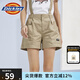 dickies短褲 女式個(gè)性潮酷大褲兜背帶短褲下裝短褲10297 沙色 26