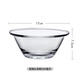 BORMIOLI ROCCO進(jìn)口鋼化玻璃碗主廚餐具水果沙拉碗大號烘焙碗和面盆 500ml單只 鋼化玻璃