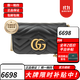 古馳（GUCCI）女包Marmont馬蒙牛皮鏈條單肩包GG經(jīng)典斜挎包女士七夕情人節禮物 mini 476433  黑色 女包