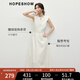 紅袖簡(jiǎn)單大方連衣裙2025夏季新款女裝收腰顯瘦休閑V字圓領(lǐng)通勤無(wú)袖裙 香草黃3207 M