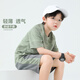 左西童裝男童夏裝套裝2025新款兒童速干運動(dòng)籃球服短袖T恤兩件套 綠色 【80%媽媽的選擇】 160 建議身高160cm左右