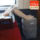 凌云鶴充氣腳墊飛機睡覺(jué)神器長(cháng)途旅行坐車(chē)載充氣腳凳腳托歇腳 灰色【急速充氣款】三層可調節 可放氣折疊 收納方便