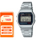 卡西歐（CASIO）男表小金表小方塊情侶運動學(xué)生男女電子表 送禮物A158WA-1D