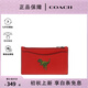 COACH蔻馳（COACH）男士恐龍圖案印花卡包零錢(qián)包 紅色CF066PJ6