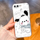 良友情iPhone6s 7 8蘋果5s 6s七八7plus手機殼se2線條小狗8plus套6splus 線條帕恰狗DSA004透明殼 iPhone 6