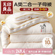 無印良品A類二合一拉鏈子母被 10%大豆被子單人四季被芯3+6斤 150*200cm